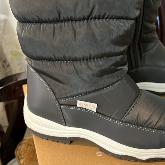 LAMO APRES Estelle womens zip up winter boots shoe size 7 M dark gray - Picture 5 of 7